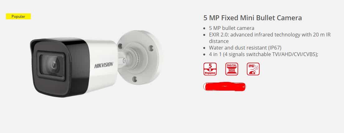 5mp camera price