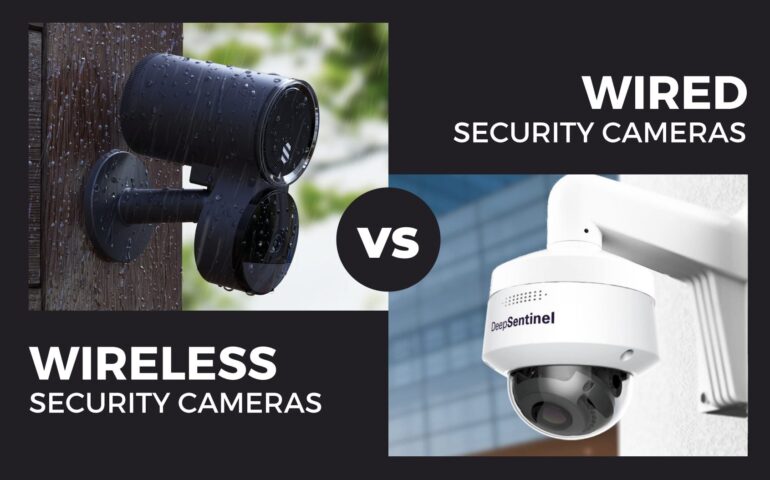 wired vs wireless security cameras