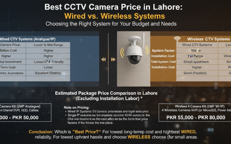 cctv camera price in lahore
