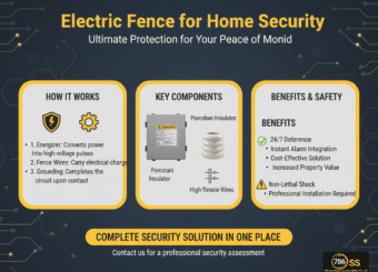 electric fence for home security
