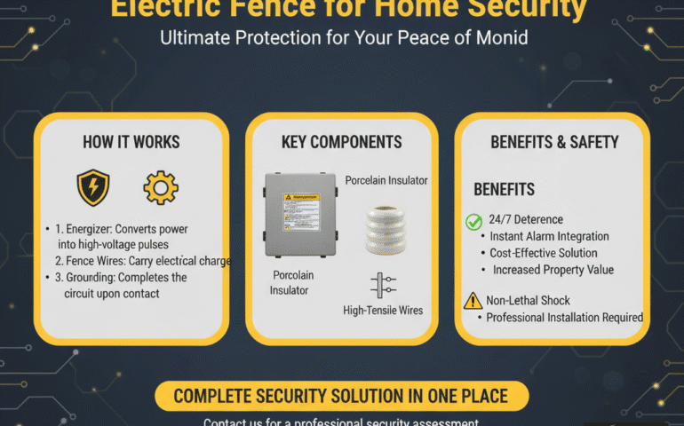 electric fence for home security
